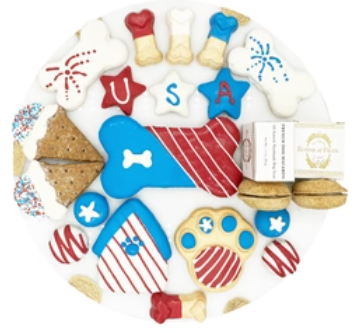 High Quality USA Themed Treats Gift Boxes For Dog | Le Pet Luxe