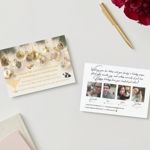 Personalized Holiday and Events Cards for Pet Parents