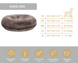Bagel Bed - Frosted Snow