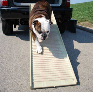 PetStep Folding Step Dog Ramp ~ Beige - Le Pet Luxe