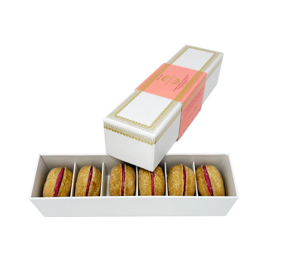High-Quality Rose Dog Macaron Box | Le Pet Luxe