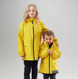 Kid-sized yellow raincoat from Le Pet Luxe