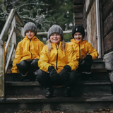 Durable rain jacket for active kids