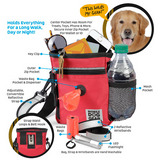 Day/Night Walking Bag ~ Red - Le Pet Luxe