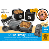 Dine Away Food Set (Medium/Large Dogs) - Le Pet Luxe