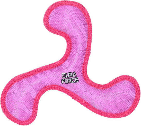 Boomerang Zig Zag Dog Toy, Junior ~ Pink - Le Pet Luxe