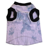 Upcycled Dog Tank - M- KISS PURP/BLK