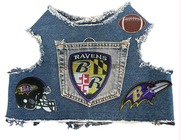 Buy Ravens Football Harness | Le Pet Luxe