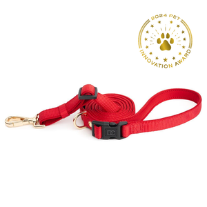 Hands-free Adjustable Dog Leash - Red