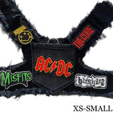 Black Denim Harness - AC/DC