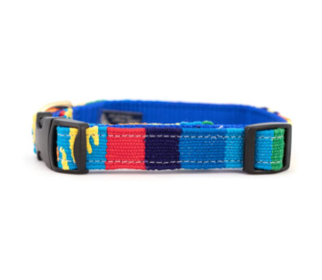 A tail we could wag Side-Release Dog Collar - Fiesta