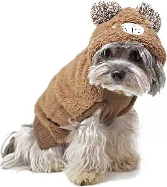 Fuzzy Wuzzy Teddy Bear Dog Hoodie