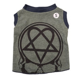  Upcycled Dog Tank - S- HIM HEARTAGRAM | Le Pet Luxe