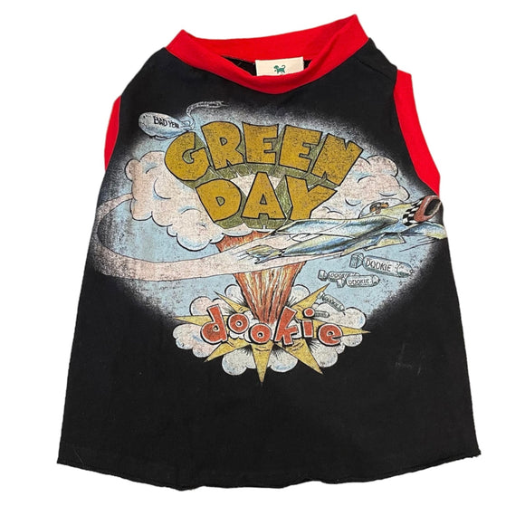 Best Upcycled Dog Tank - L GREEN DAY | Le Pet Luxe