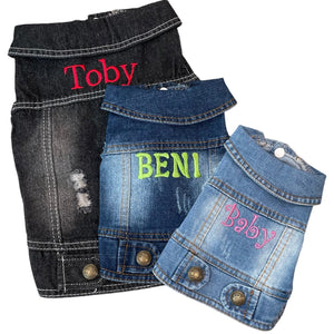 Personalized Denim Vest