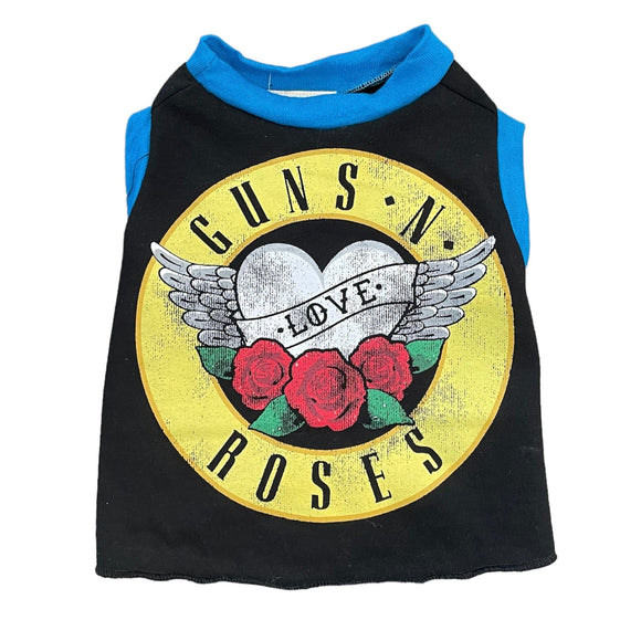  Upcycled Dog Tank - S- Guns n Roses | Le Pet Luxe