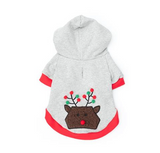 Pom Pom Reindeer Pullover Hoodie for Dogs