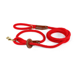 Cotton Rope Combination Harness / Leash in Red – Easy as 1-2-3!