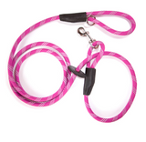 Reflective Combination Harness/Leash - Imperial Red