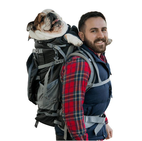 Kolossus | Big Dog Carrier & Backpacking Pack - Black