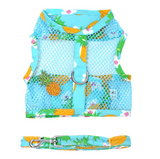 Cool Mesh Dog Harness Under the Sea Collection - Pineapple Luau