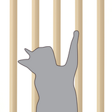 Cat Safety Gate - Beige