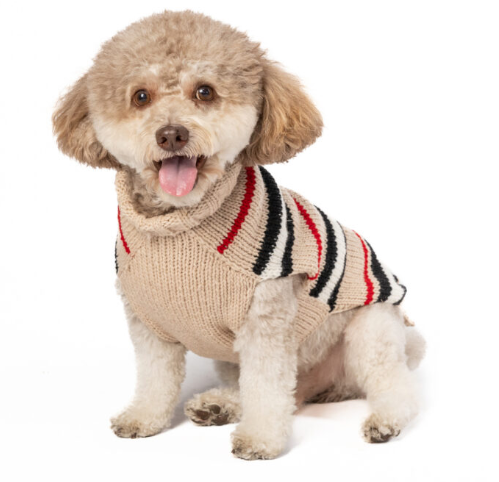 Luxurious Stripe large dog sweater | Le Pet Luxe