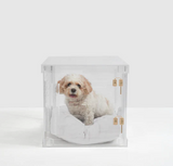 Clear Dog Crate to Gate | Small
