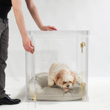 Clear Dog Crate to Gate | Medium