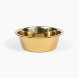 Stainless Steel Pet Bowl, Set of 2 - Gold