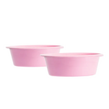 Stainless Steel Pet Bowl, Set of 2 - Fun colors