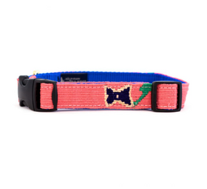 A tail we could wag Side-Release Dog Collar ~ Camas Flower