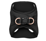  Luxe No Pull Step-In Matte Black Harness | Le Pet Luxe