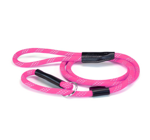 Reflective Rope Slip Leash – Neon Pink