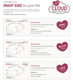 Sweet Goodbye Cloud® Eco-Friendly Soft Pet Casket - Burial & Cremation Ceremony Kit - Indigo