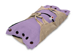 Sweet Goodbye Cocoon® Eco-Friendly Soft Pet Casket - Burial & Cremation Ceremony Kit (Premium Wool) - Lavender