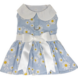 Buy Blue Daisy Harness Dress with Matching Leash