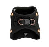 Luxe No Pull Step-In Harness - Embroidered Rockstar