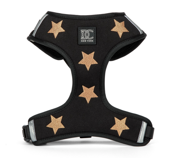 Limited Edition Rockstar Embroidered Adjustable Dog Harness