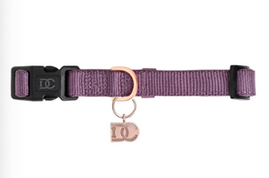 Dog Collar With Charm - Purple