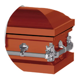 Steel Pet Casket - Orange