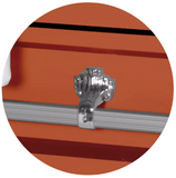 Steel Pet Casket - Orange