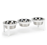 Vision Triple Bowl Dog Diner - Black