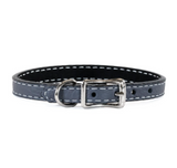 Tuscan Mini Leather Dog Collar - Black