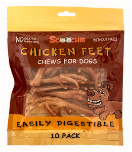 10 Pack Chicken Feet (no nails)