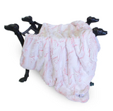 Whisper Dog Blanket - Baby Pink