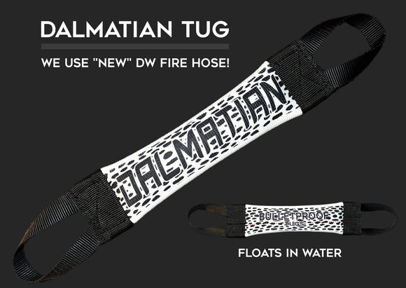 DALMATIAN FIRE HOSE TRAINING TUG - Bulletproof Pet Products Inc