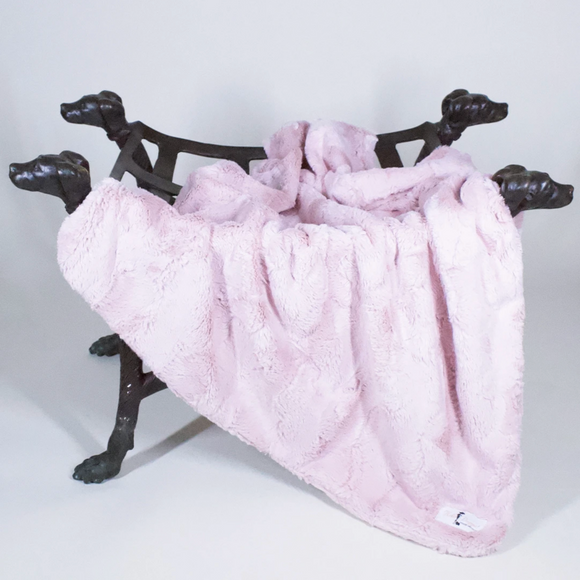 Luxe Dog Blanket ~ Blush - Le Pet Luxe