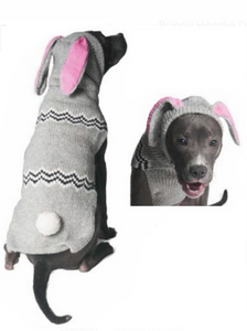 Characters ~ Bunny Hoodie Dog Sweater - Le Pet Luxe