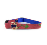 A tail we could wag Side-Release Dog Collar ~ Camas Flower - Le Pet Luxe